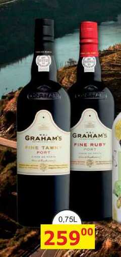 GRAHAM'S FINE TAWNY PORT 0,75l