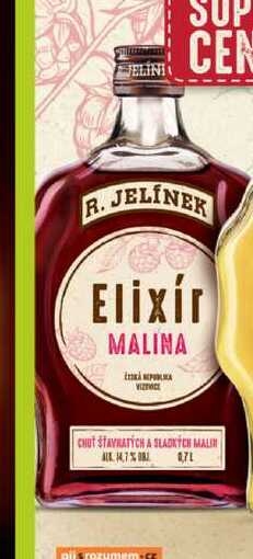 R. JELÍNEK Elixír MALINA 0,7l