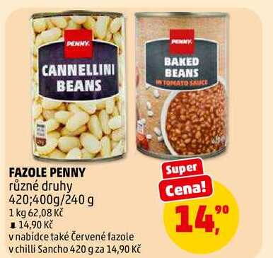 FAZOLE PENNY, 420 g