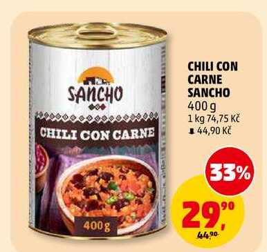 CHILI CON CARNE SANCHO, 400 g 