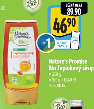 Nature's Promise Bio Tapiokový sirup, 350 g