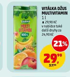 VITÁLKA DŽUS MULTIVITAMIN, 1 l