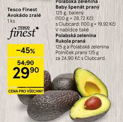 Tesco Finest Avokádo zralé, 1 ks 