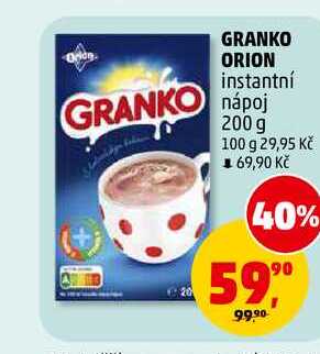 GRANKO ORION instantní nápoj, 200 g 