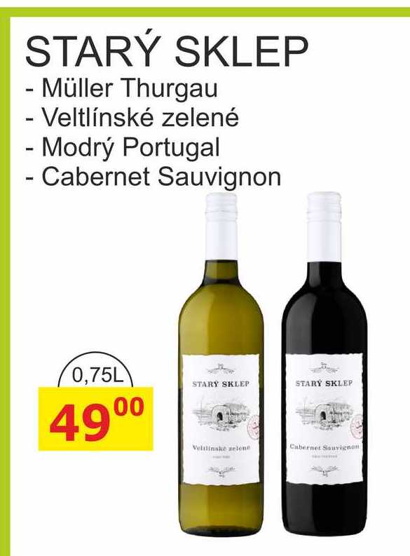 STARÝ SKLEP 0,75L