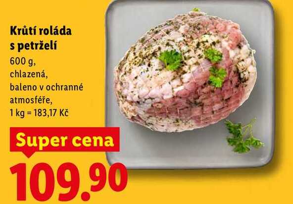 Krůtí roláda s petrželí, 600 g