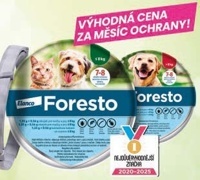 Foresto 1,25 g + 0,56 g obojek pro kočky a psy do 8 kg