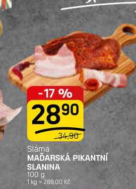 MAĎARSKÁ PIKANTNÍ SLANINA 100 g