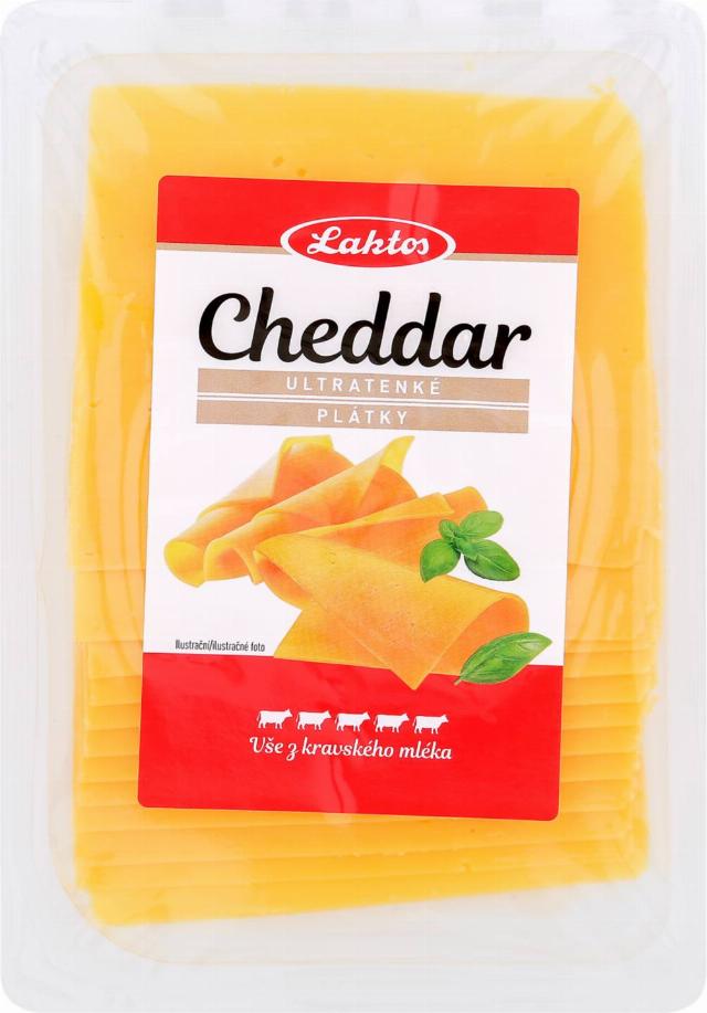 Laktos Cheddar ltra tenké plátky