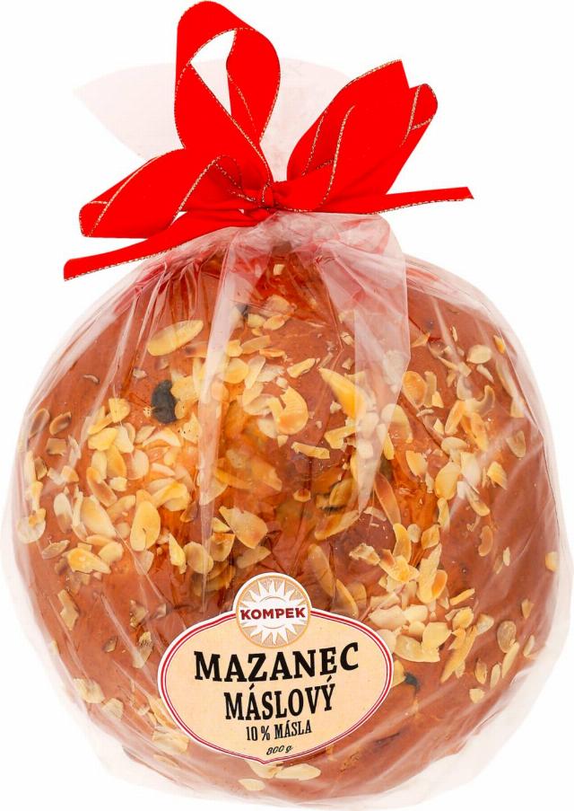 Mazanec máslový s rozinkami