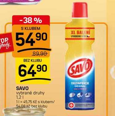 SAVO vybrané druhy 1,2l