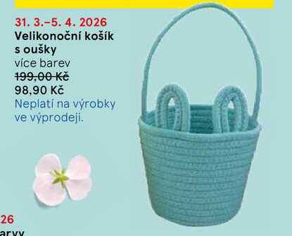 Velikonoční košík soušky více barev 