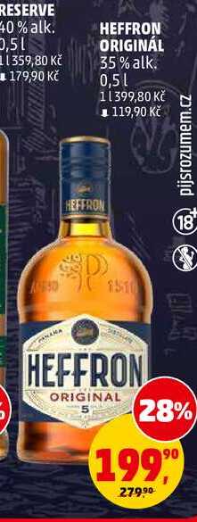 HEFFRON ORIGINÁL, 0,5 l