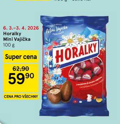 Horalky Mini Vajíčka, 100 g 