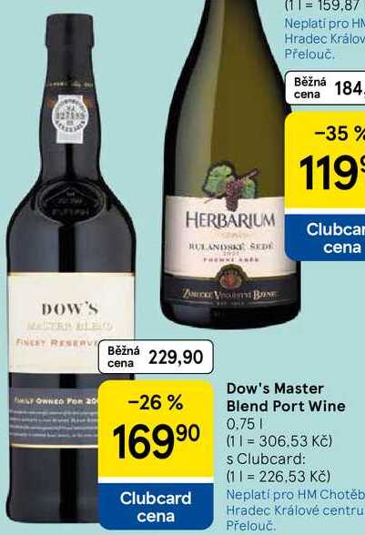 Dow's Master Blend Port Wine, 0,75 l