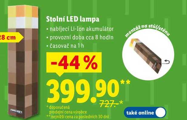 Stolní LED lampa 