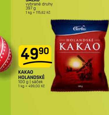 KAKAO HOLANDSKÉ 100 g | sáček 