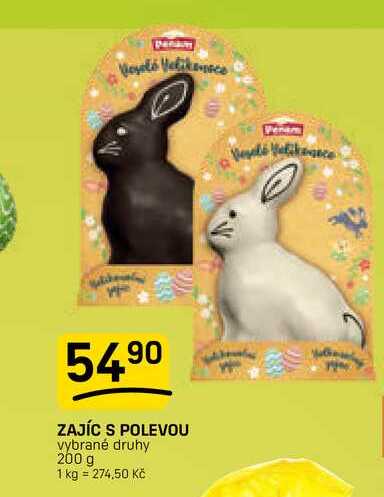 ZAJÍC S POLEVOU vybrané druhy 200 g