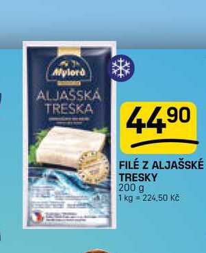 FILÉ Z ALJAŠSKÉ TRESKY 200 g 