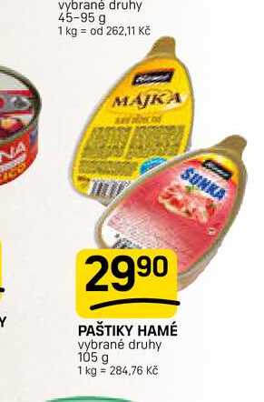 PAŠTIKY HAMÉ vybrané druhy 105 g 
