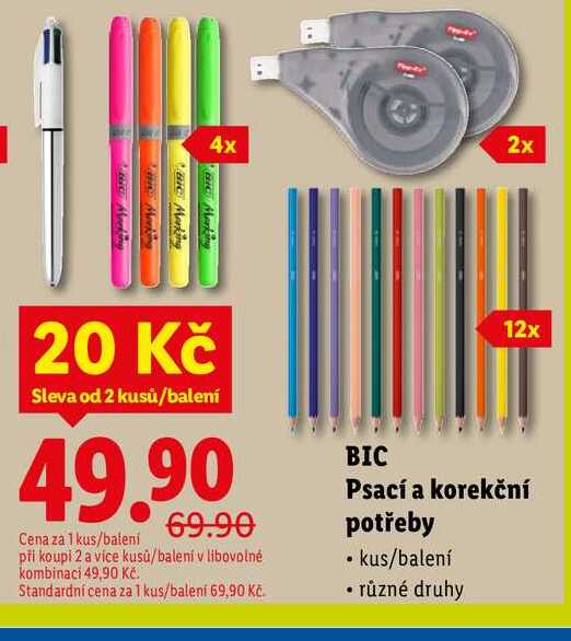 BIC Psací a korekční potřeby 