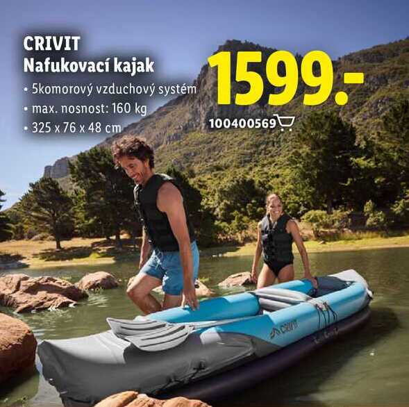 CRIVIT Nafukovací kajak