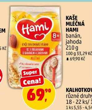 KAŠE MLÉČNÁ HAMI, 210 g