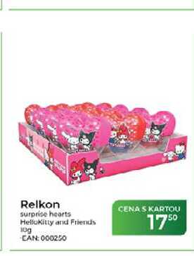 Relkon surprise hearts Hellokitty and Friends 10g