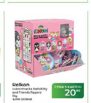 Relkon cukro hracka Hellokitty and Friends flipperz