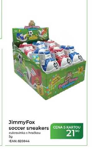 JimmyFox soccer sneakers cukrovinka s hračkou 5g