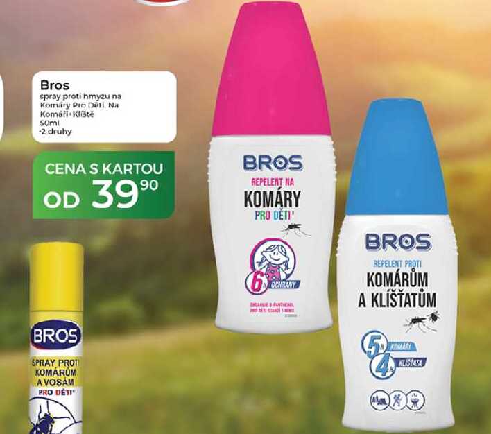 Bros spray proti hmyzu na Komáry 50ml