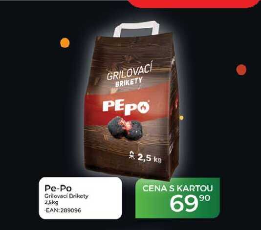 Pe-Po Grilovací Brikety 2,5kg