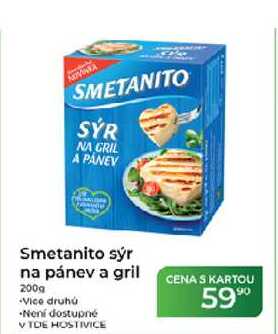 Smetanito sýr na pánev a gril 200gHOSTIVICE CENA S KARTOU 5990 
