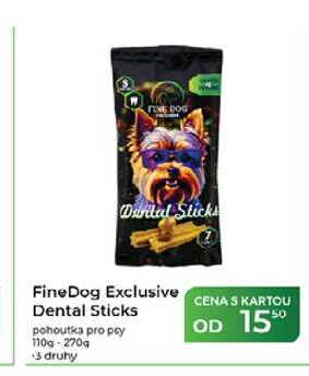 FineDog Exclusive Dental Sticks pochoutka pro psy