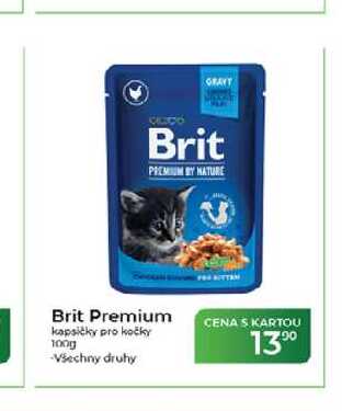 Brit Premium kapsičky pro kočky 100g