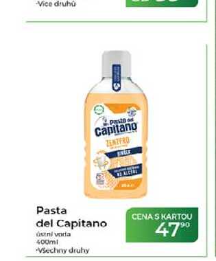 Pasta del Capitano Ústní voda 400ml