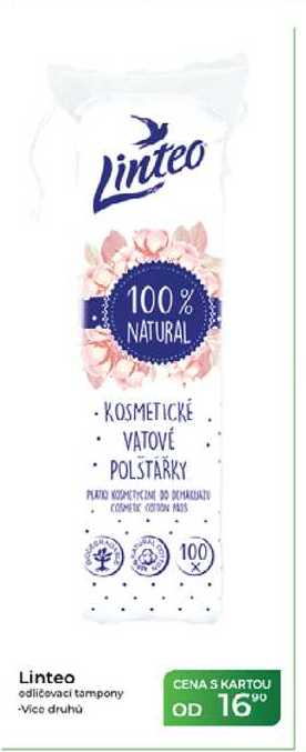 Linteo odličovací tampony