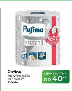 Pufina Kuchyňská utěrka 1ks 4V/2ks 3V