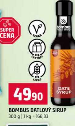 BOMBUS DATLOVÝ SIRUP 300 g 