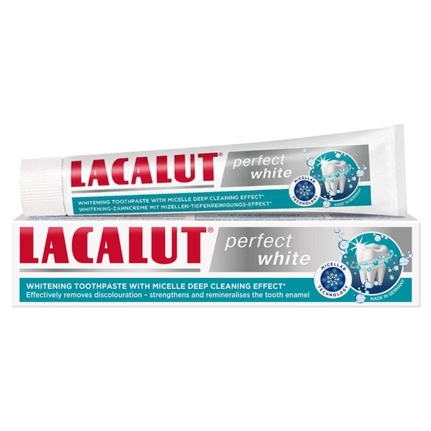 Lacalut perfect white micelární zubní pasta 75ml