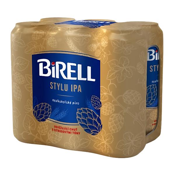 Birell stylu IPA, nealko, plech, 6x500ml