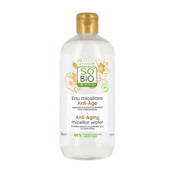 SO’BiO étic Anti-Age Precieux Argan Voda micelární Anti-age s hyaluronem BIO