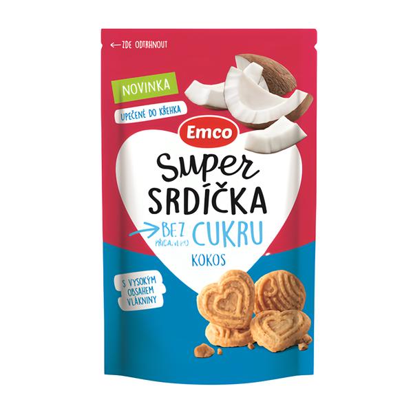 Emco Super srdíčka kokos