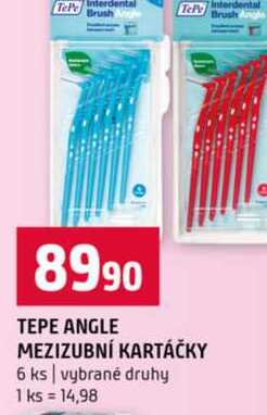 TEPE ANGLE MEZIZUBNÍ KARTÁČKY 6 ks vybrané druhy