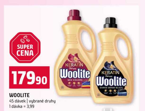 WOOLITE 45 dávek vybrané druhy 