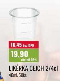 LIKÉRKA CEJCH 2/4cl 40ml, 50ks 