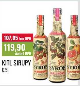 KITL SIRUPY 0,5l