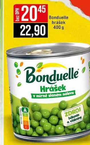 Bonduelle hrášek 400 g