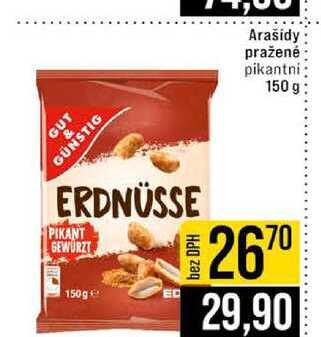 Arašidy pražené pikantni 150 g
