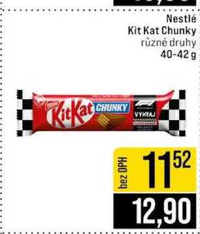 Nestlé Kit Kat Chunky různé druhy 40-42 g 